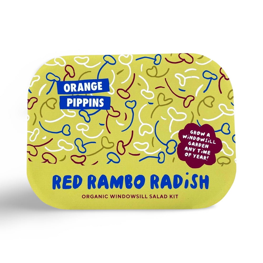 Windowsill Salad Kit: ORGANIC Red Rambo Radish